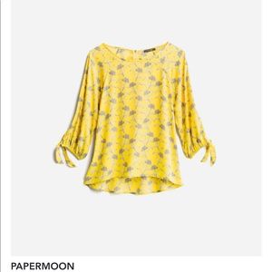 Stitch Fix XL Yellow/Black blouse